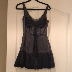 Vintage runway BCBG silk cocktail dress